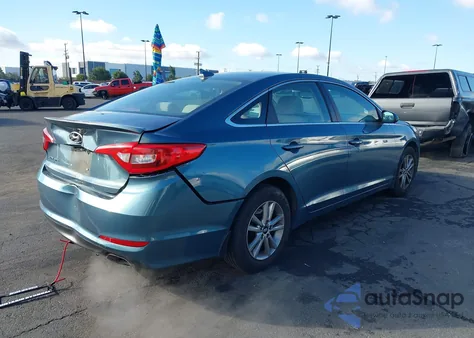 2017 Hyundai Sonata Se z USA, uszkodzony, nr VIN 5NPE24AF6HH469828